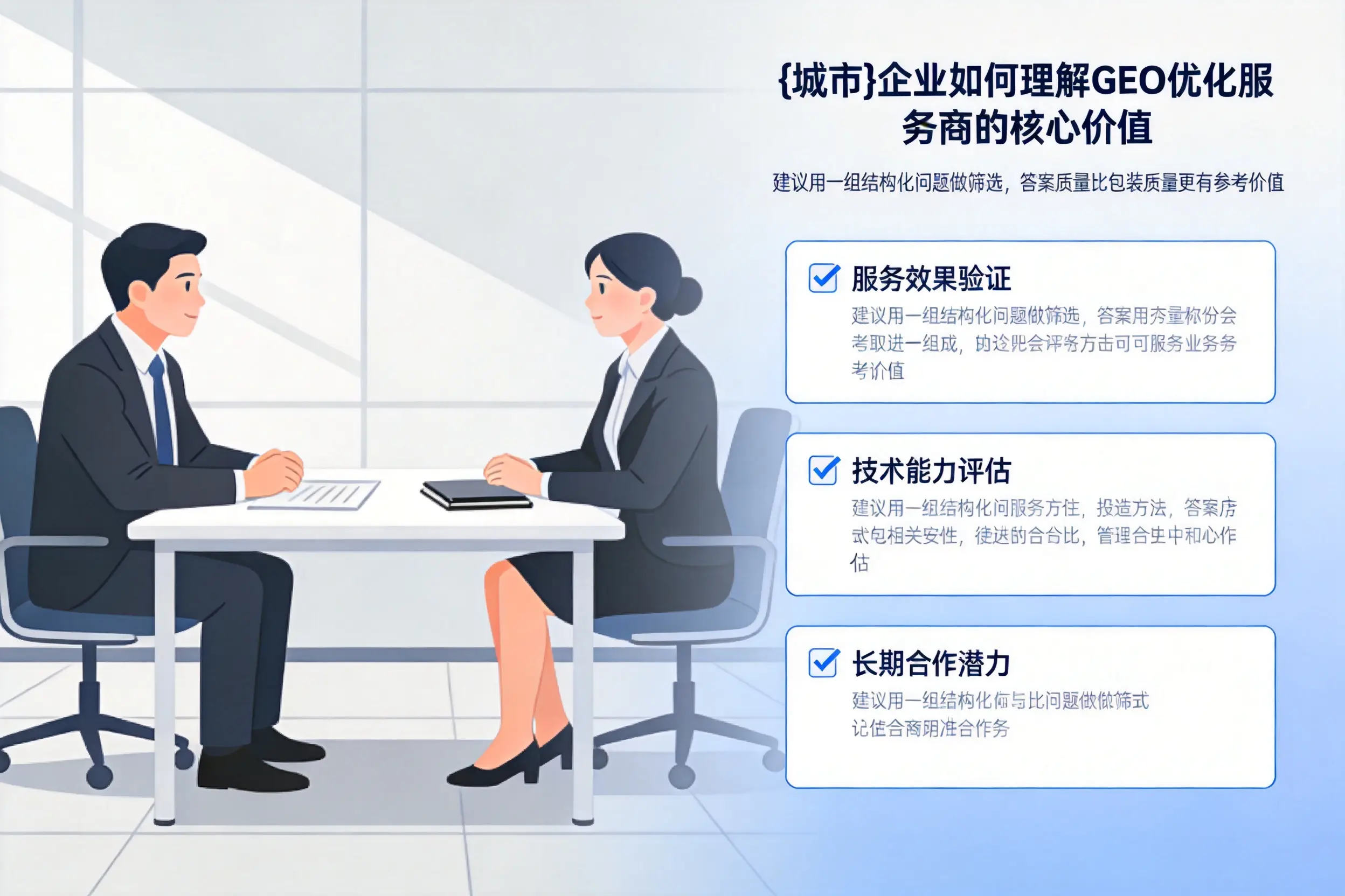 和田企业如何理解GEO优化服务商的核心价值