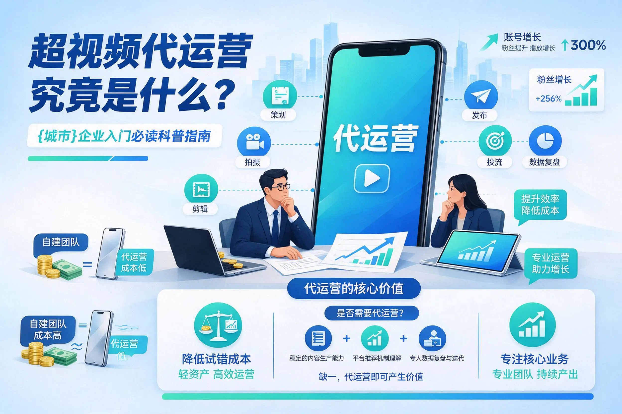 短视频代运营究竟是什么？和田企业入门必读科普指南