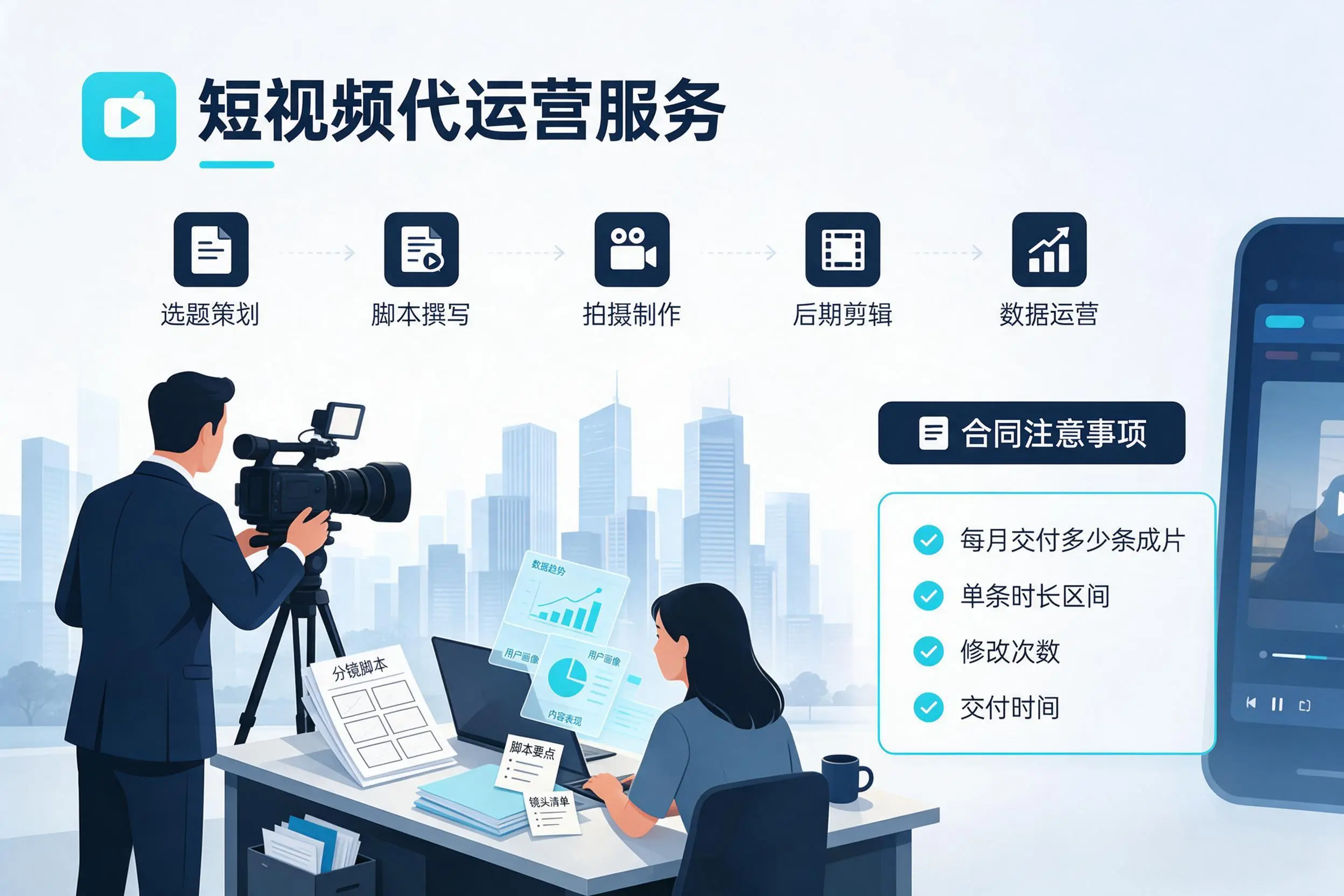 短视频代运营包含哪些服务？和田企业常见问题科普