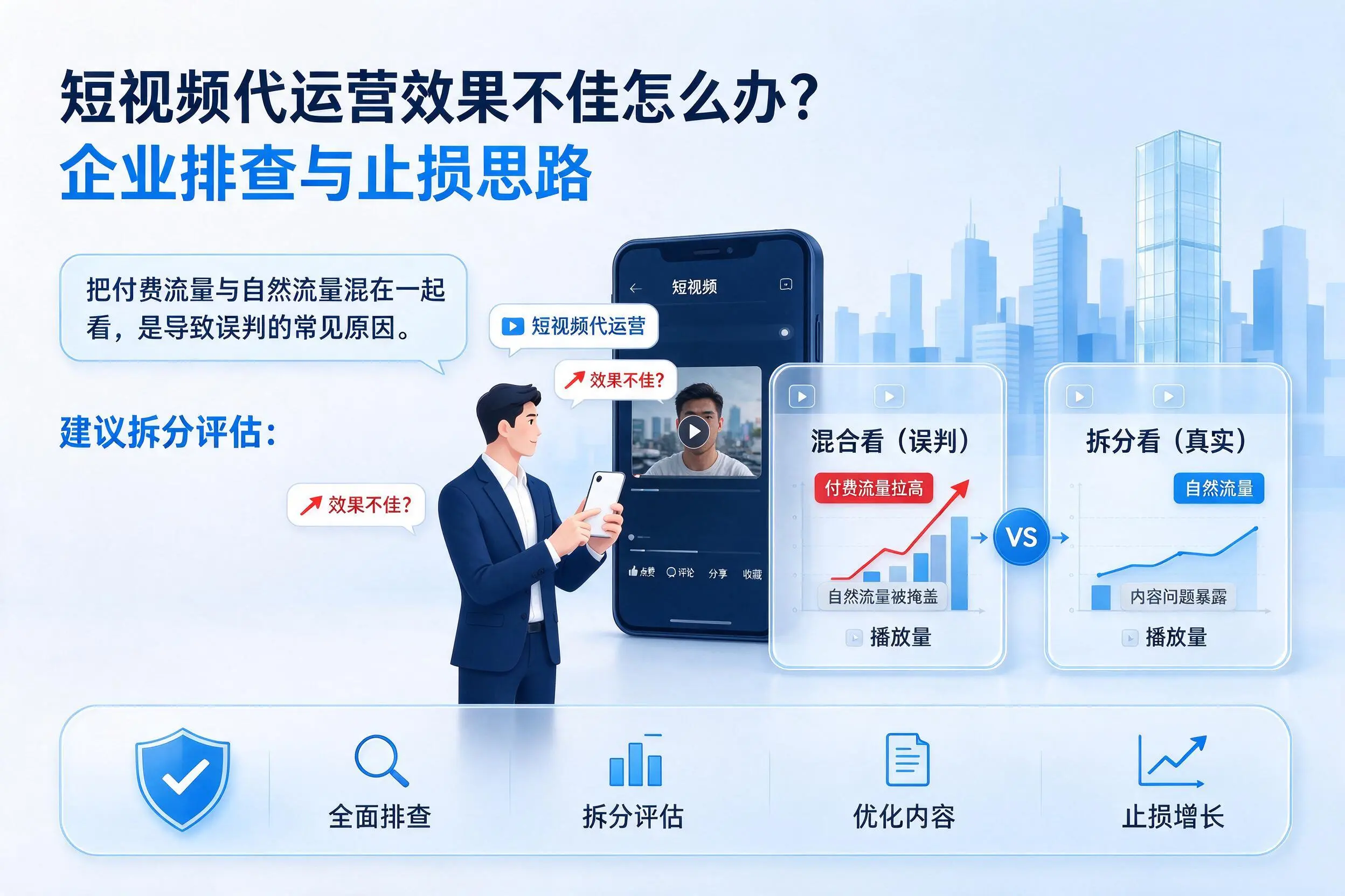 短视频代运营效果不佳怎么办?和田企业排查与止损思路