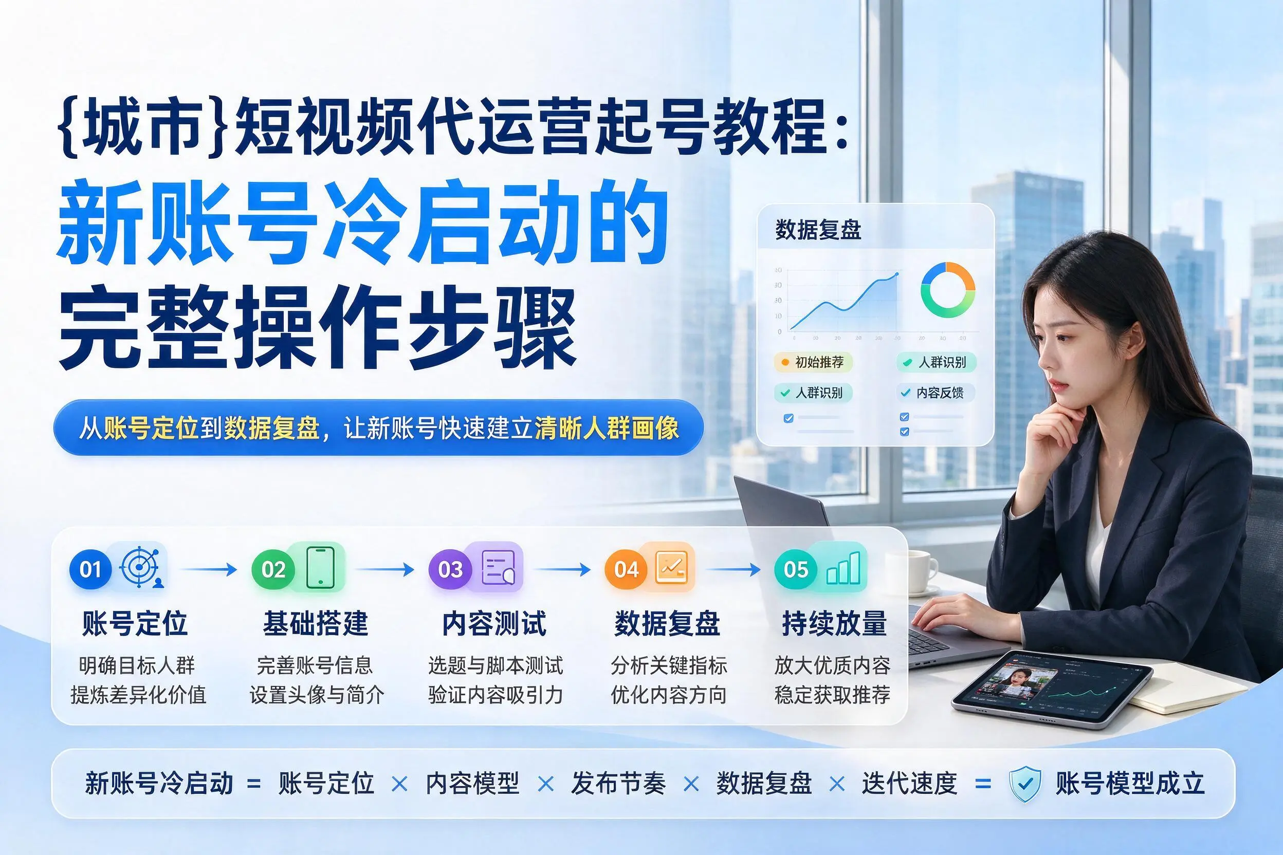 和田短视频代运营起号教程：新账号冷启动的完整操作步骤
