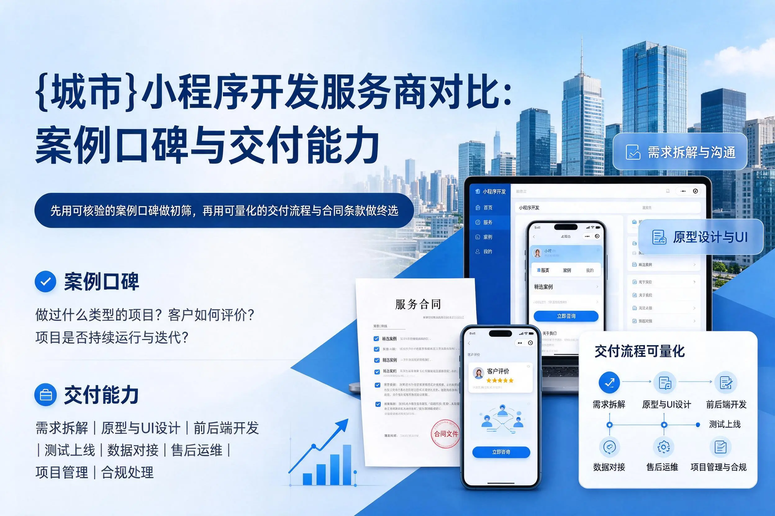 和田小程序开发服务商对比：案例口碑与交付能力
