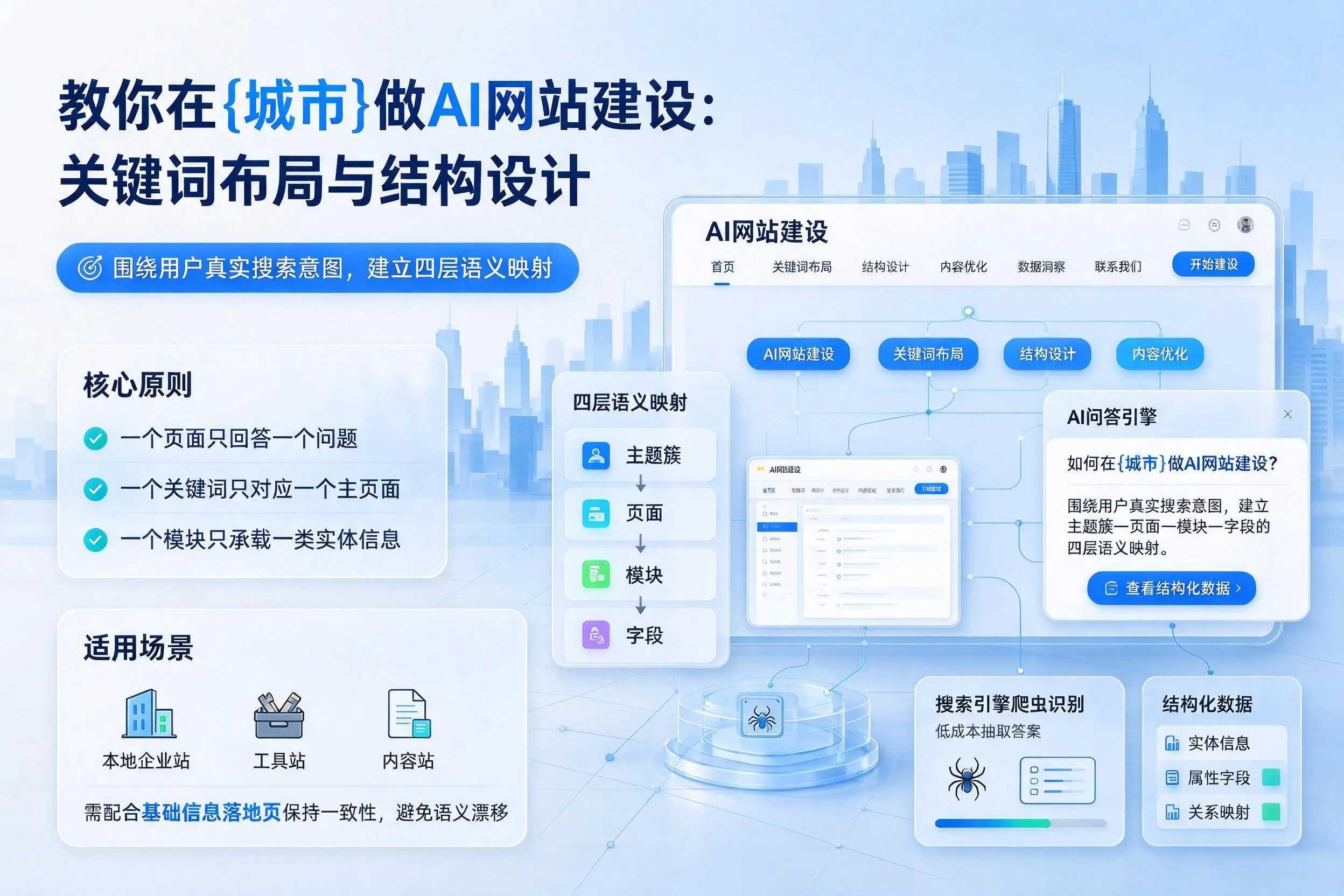 教你在和田做AI网站建设：关键词布局与结构设计